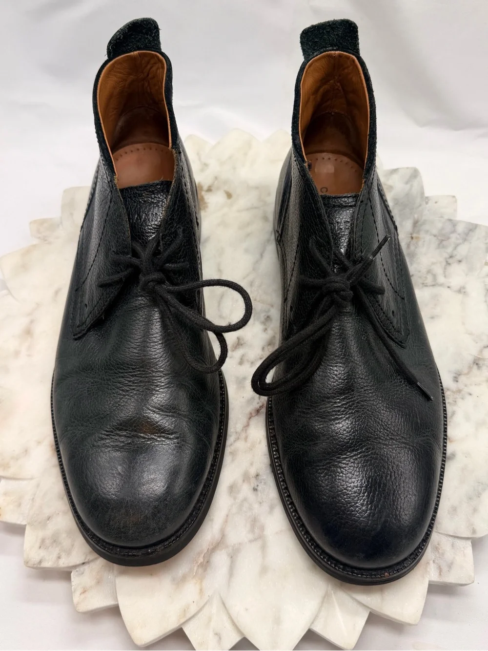 Cole Haan Men's Ogden Stitch Black Leather Chukka Boot C24524 Size  10M Classic